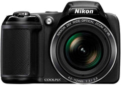 Nikon Coolpix L340 20.2 MP Digital Camera with 28x Optical Zoom and 3.0-Inch LCD (Black)