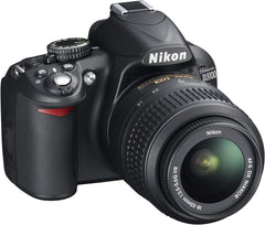 Nikon D3100 14.2MP DSLR Camera with AF-S DX 18-55mm f/3.5-5.6 VR Zoom Lens - (Black) (Discontinued) (Renewed)