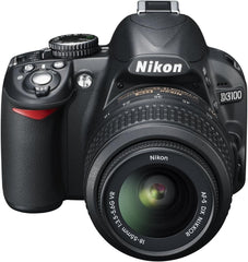 Nikon D3100 14.2MP DSLR Camera with AF-S DX 18-55mm f/3.5-5.6 VR Zoom Lens - (Black) (Discontinued) (Renewed)