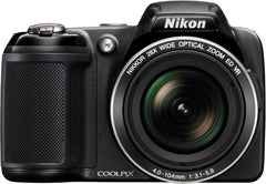 Nikon COOLPIX L810 16.1 MP Digital Camera with 26x Zoom NIKKOR ED Glass Lens and 3-inch LCD (Black) (Old Model) (Renewed)